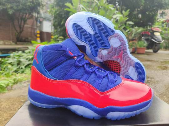 Air Jordan 11 Red Blue Men's Basketball Shoes-77